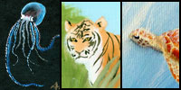 Sea Creatures and Other Animals section