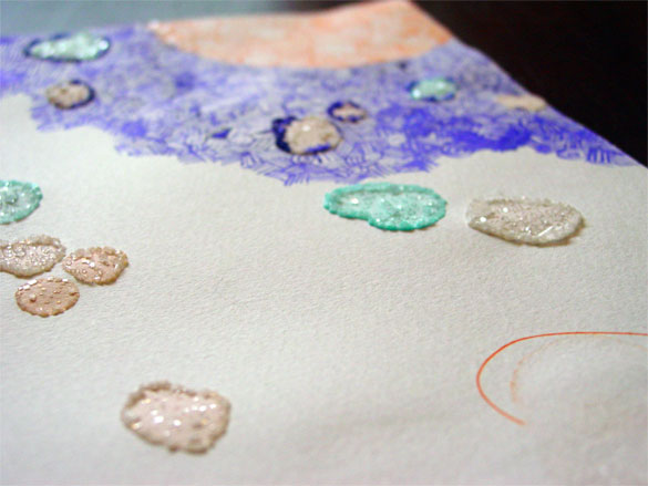 Cross the Sky, work in progress part 2, by Amy Crook