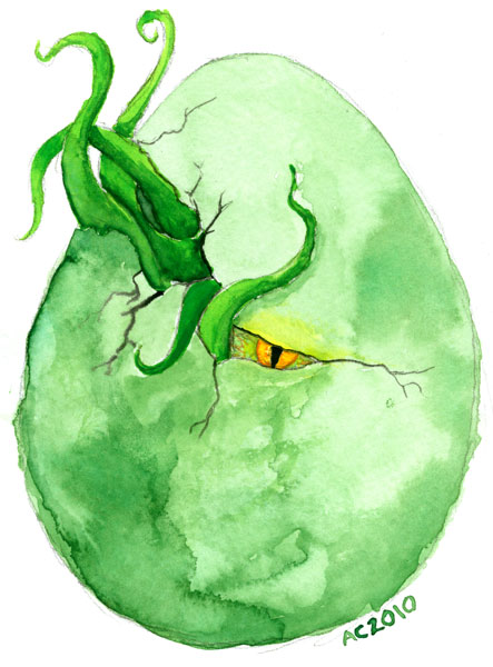 Cthulhu Egg by Amy Crook