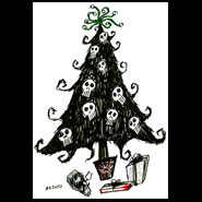 Goth Christmas Tree