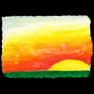 Sunset Postcard