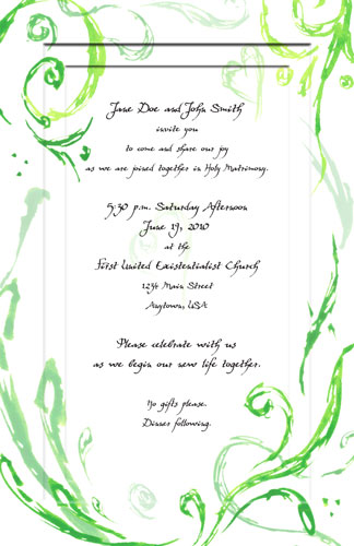 Wedding Invitations by Amy Crook