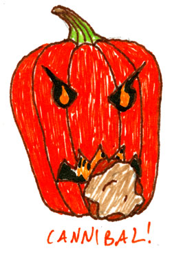 Cannibal Pumpkin by Amy Crook