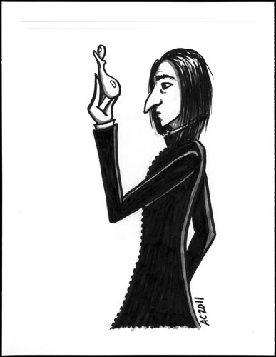 Snape sketch by Amy Crook