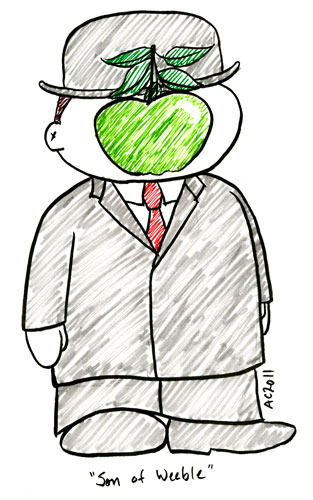 Son of Weeble cartoon by Amy Crook
