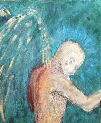 Unreal Angel, detail, by Amy Crook