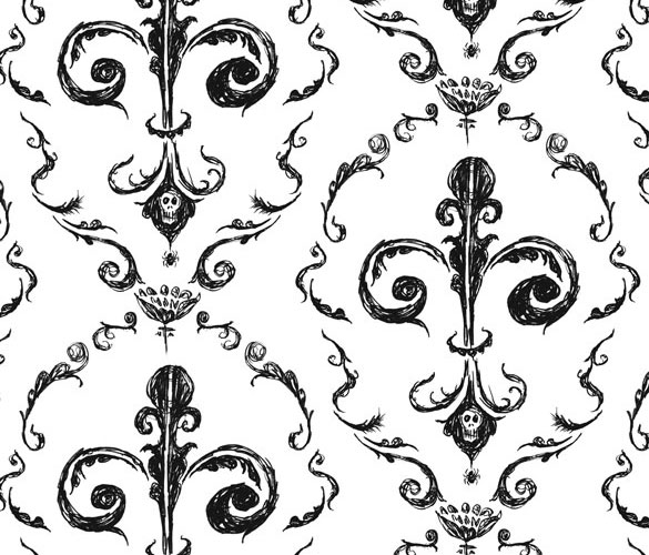 Victorian Wallpaper 1 by Amy Crook