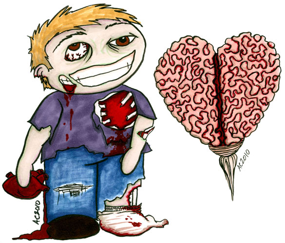 Zombie + Heart by Amy Crook