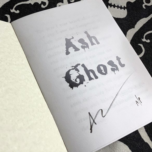 Ash Ghost zine, a/p copy, by Amy Crook